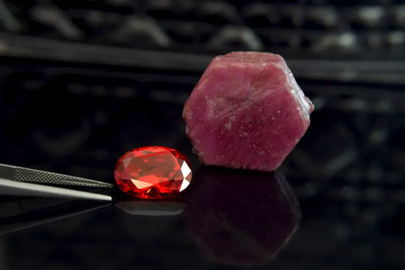 ruby crystal attracting a specific person